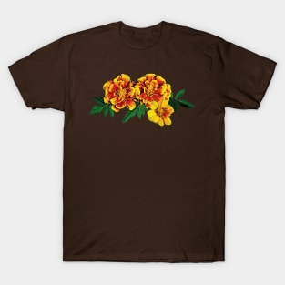 Three French Marigolds T-Shirt